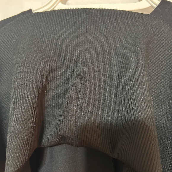 Balance Collection Black Cardigan size medium -hole for head to go through - Picture 6 of 11